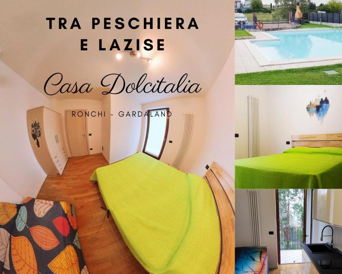 Ronchi Casa Dolcitalia A Gardaland Con Piscinaアパートメント エクステリア 写真